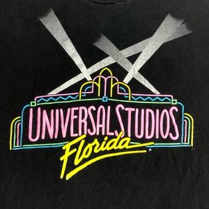Vintage 90s universal studios black T-shirt